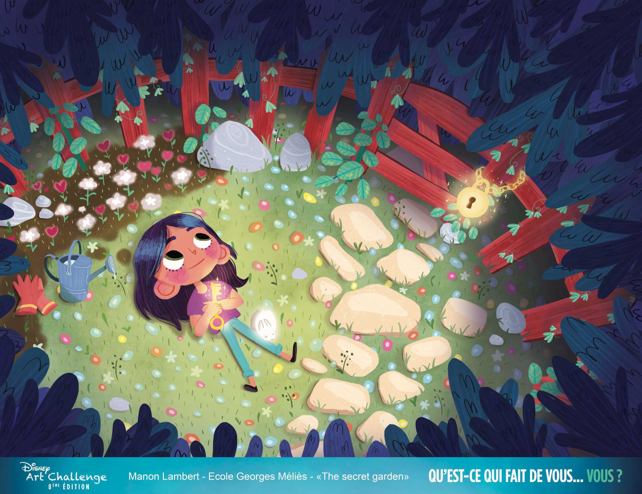 Disney Art Challenge 1er prix - Manon Lamber 2020